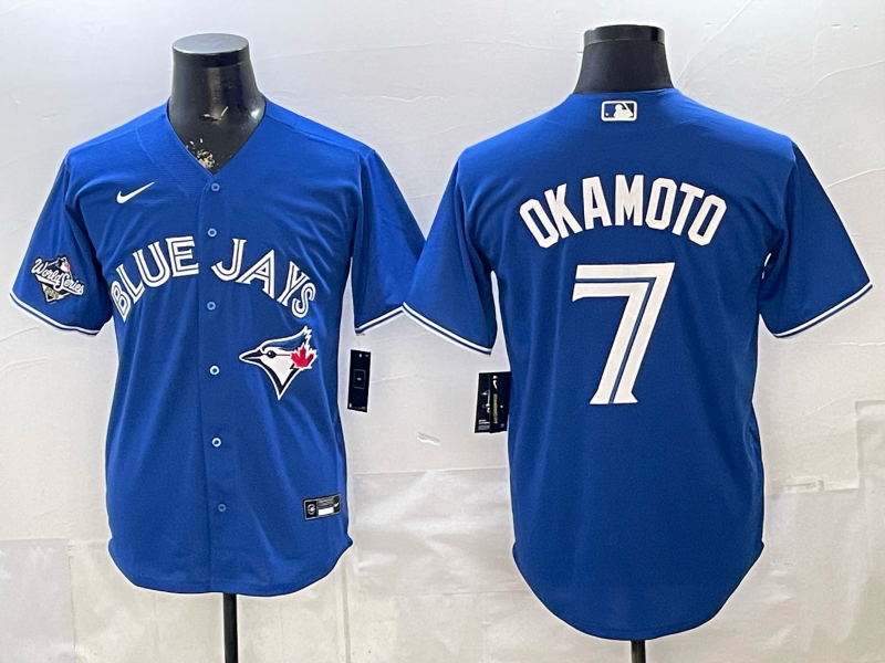 Men 2026 Toronto Blue Jays #7 Okamoto Blue Game Nike MLB Jersey 0410001